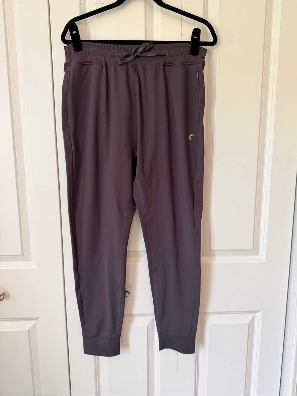 Dark Aubergine Confluence Zipper Joggers
